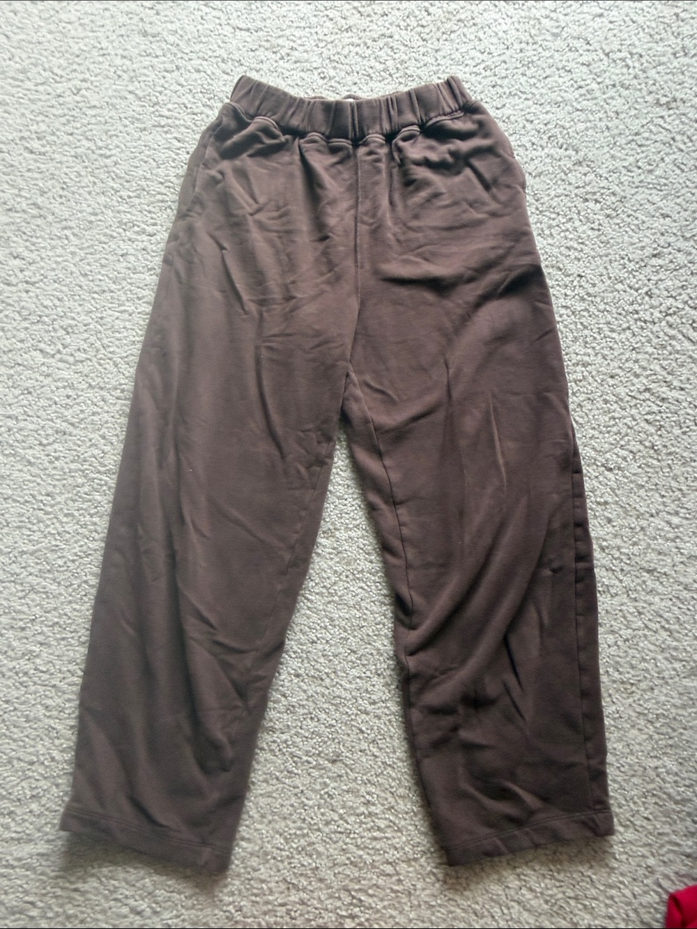 American Eagle Outfitters Chocolate Brown Elastic Waist SweatPants